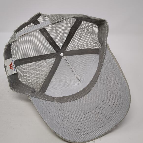 Idaho Asphalt Supply Inc Trucker Hat Gray One Size Adjustable Mesh Back Mohr's - Picture 7 of 10